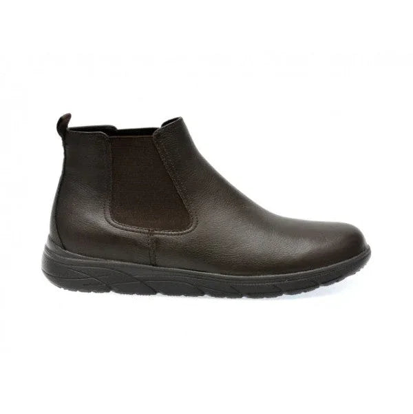 Geox Men's U36E1A 00046 Breathable Leather Chelsea Boots Café Brown. - Gomix Brands Outlet